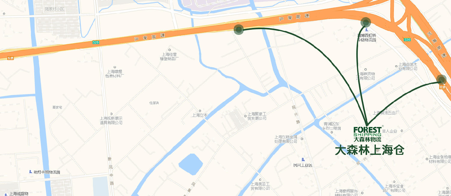 上海仓地图